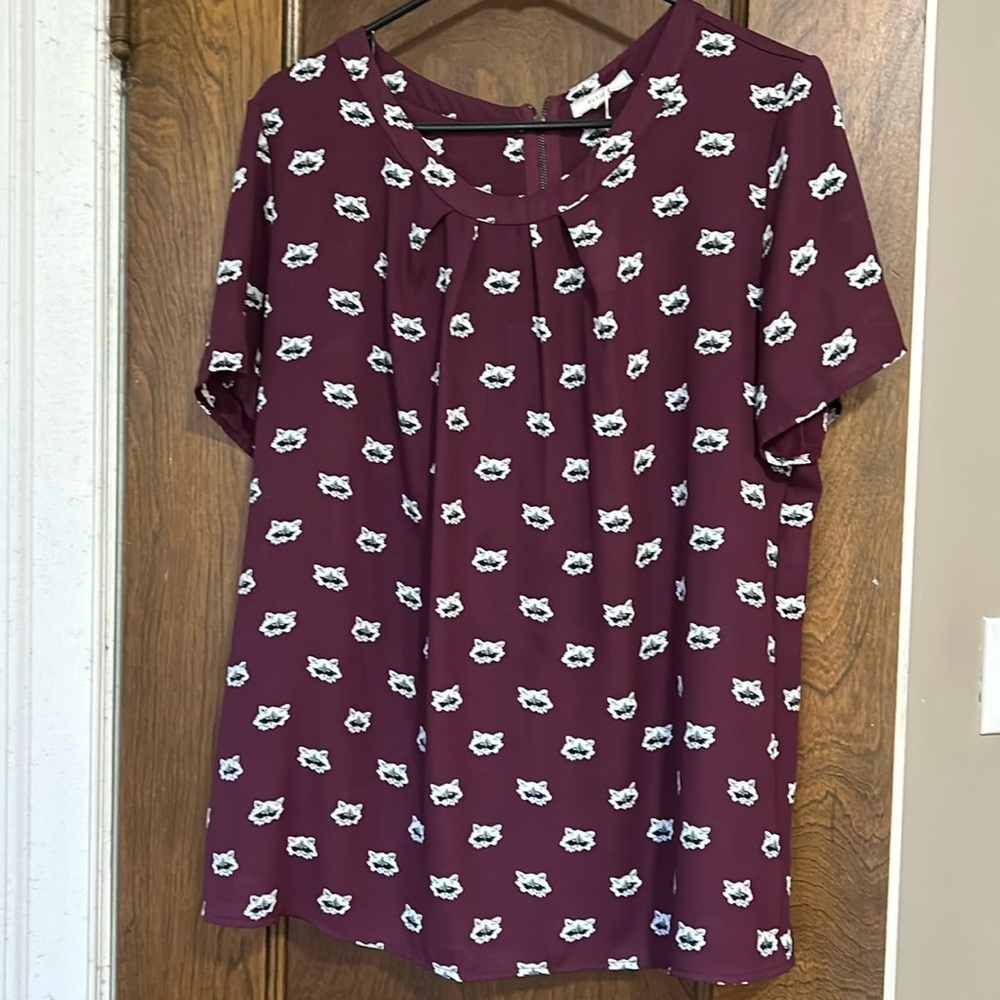 Raccoon blouse